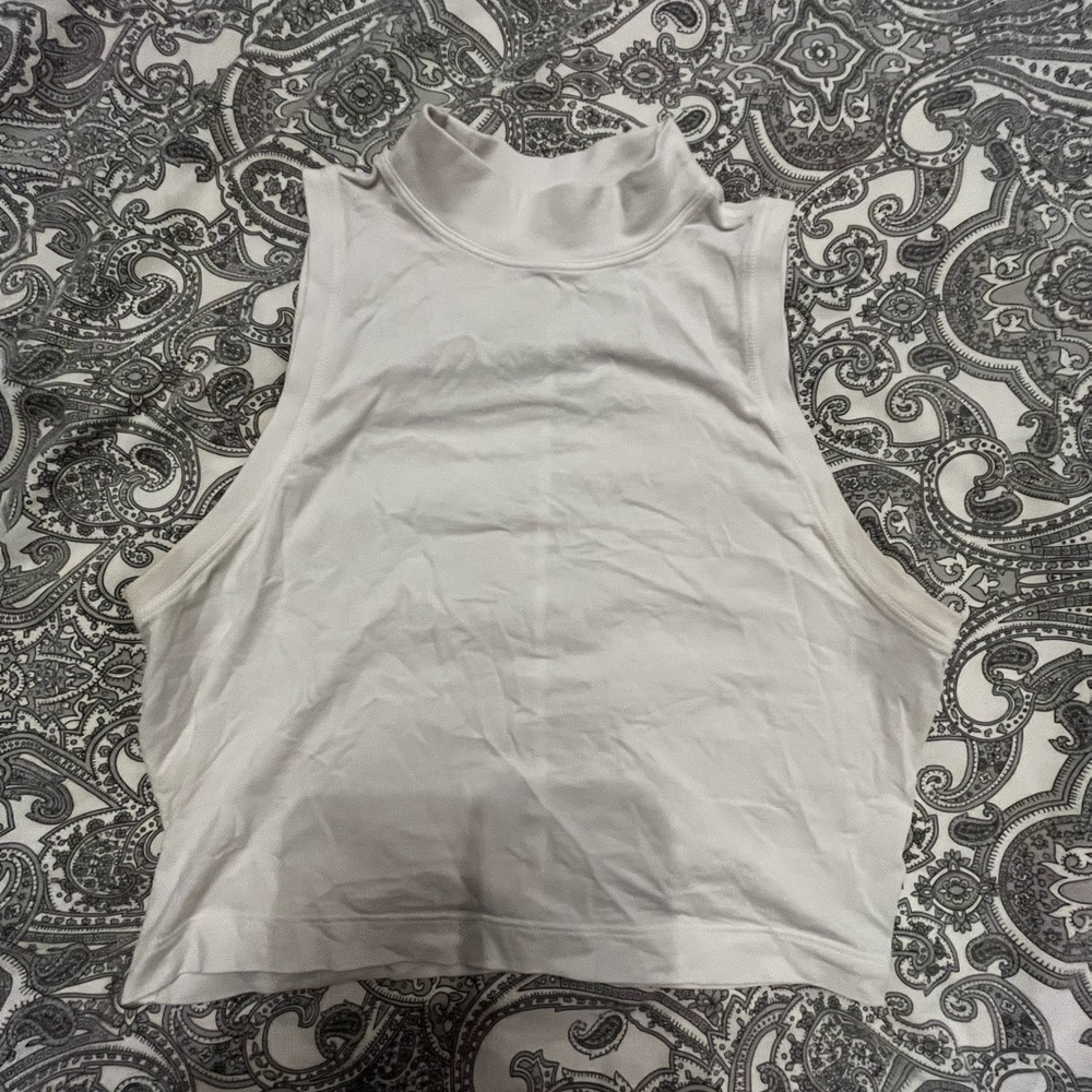 lululemon mock neck tank top